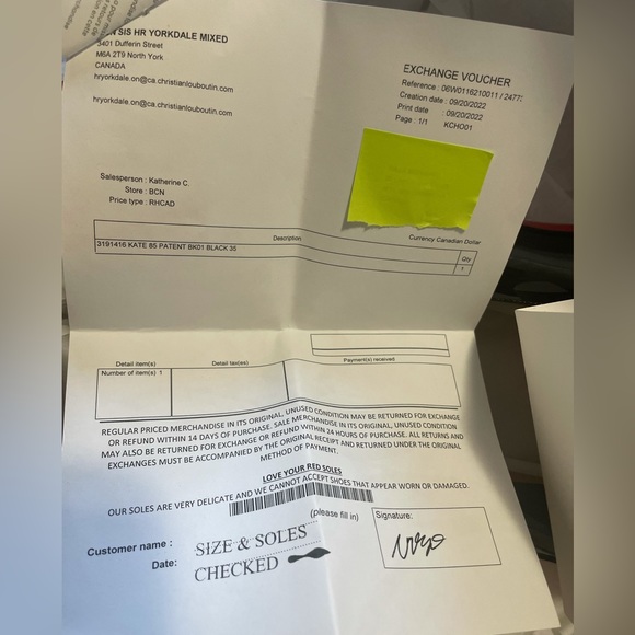 Christian Louboutin - Pair of BRAND NEW NEVER WORN Black Kate Heels - Picture 9 of 9